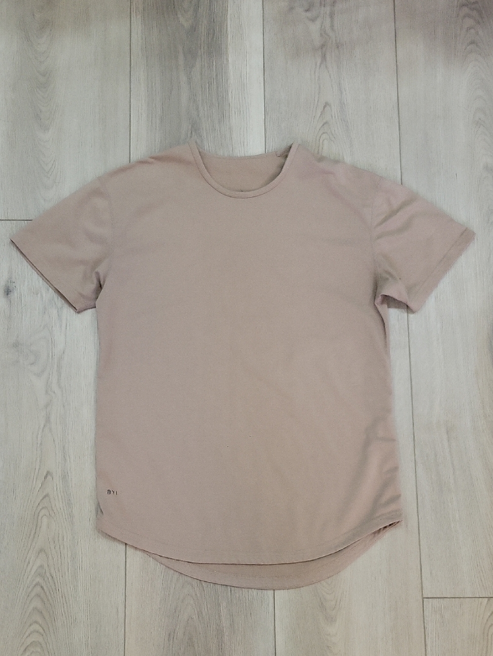 BYLT Basics Short Sleeve Crew Tee in Light Taupe
